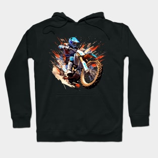 Moto Racing Fast Speed Competition Abstract Hoodie